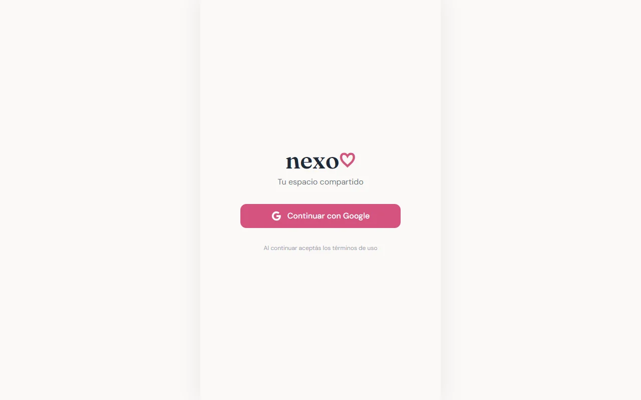 Nexo website preview